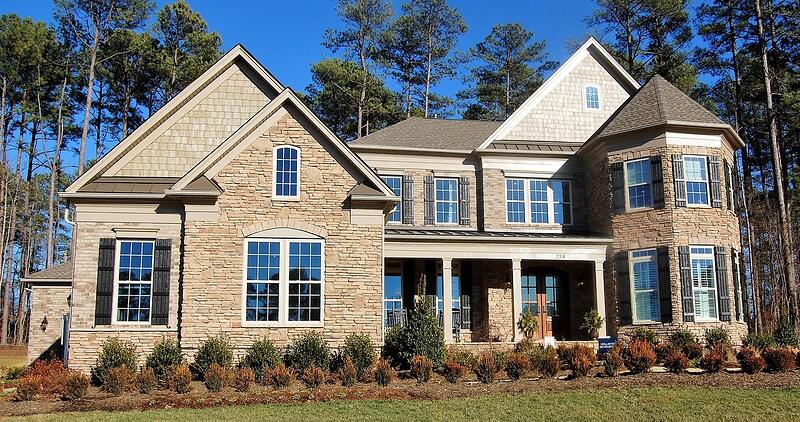 Single-story homes in a Florida retirement community